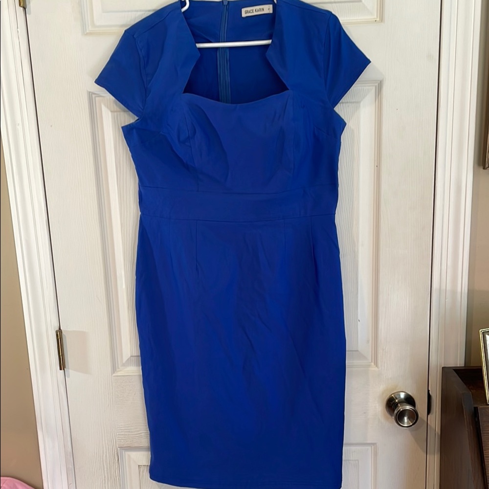 Grace Karin Size XL Royal Blue  Dress